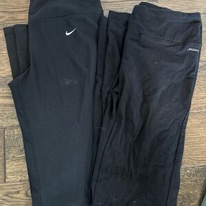 Women’s black workout pants bundle.  Size small